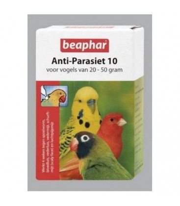 Beaphar Anti-Parasiet 10 vogel