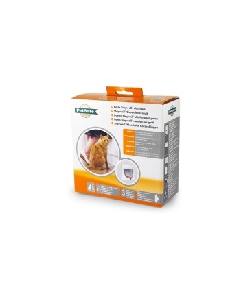 PETSAFE - STAYWELL CLASSIC KATTENLUIK 4 STANDENVERGRENDELING WIT