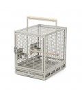 Travel Cage Evo (STONE WHITE) for birds, parrots by Montana Cage