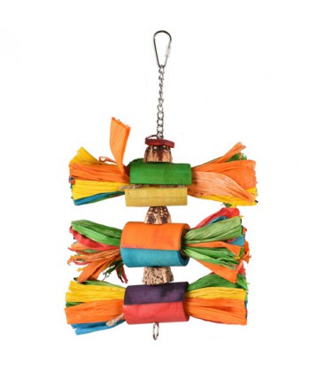 Vogelspeelgoed rainbow multi Multi-color 31 cm