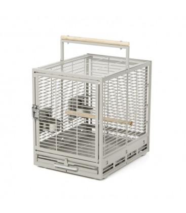 Transport cage EVO for parakeets & parrots - Platinum | Transport cage & travel cage
