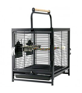 Transportkooi Transporter Zwart 47,6x37,5x45,7 cm