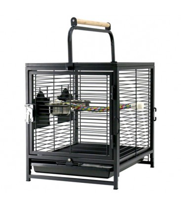 Transportkooi Transporter Zwart 47,6x37,5x45,7 cm