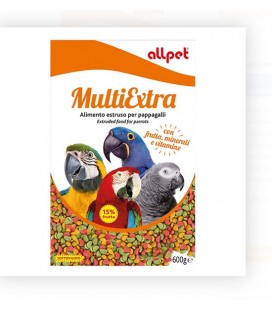 Allpet multiextra vogelvoer papagaaien 600gr.